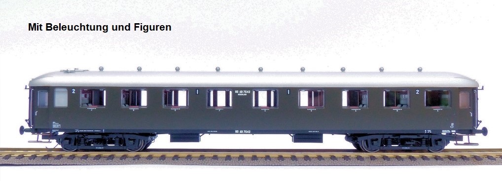 Exact-train 10042 NS Personenwagen AB7542 1./2.Kl. Ep.3a