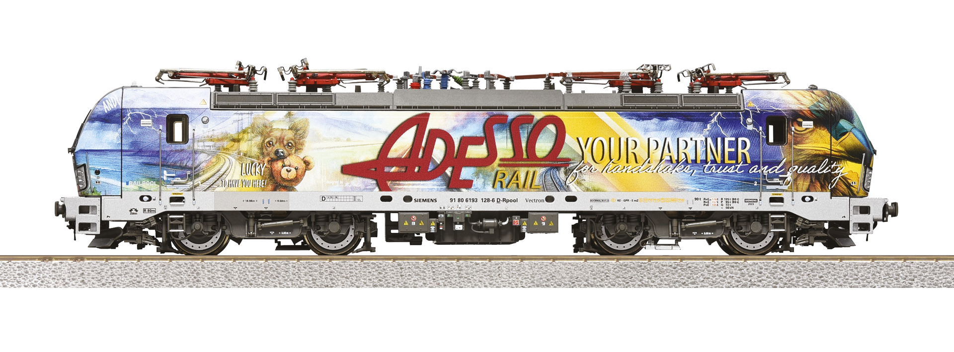 Roco 7500194 Railpool/AdessoRail E-Lok 193 128-6 Ep.6