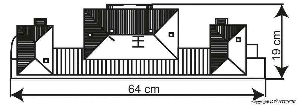 Kibri 39366 Bahnhof Feldafing