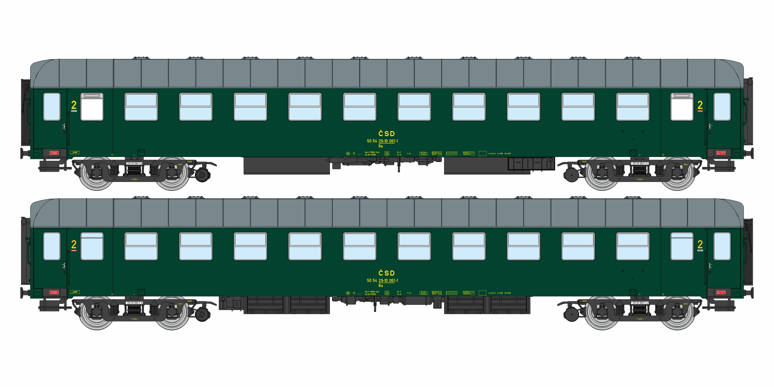 97110064 CSD Schnellzugwagen Ba Ep.4