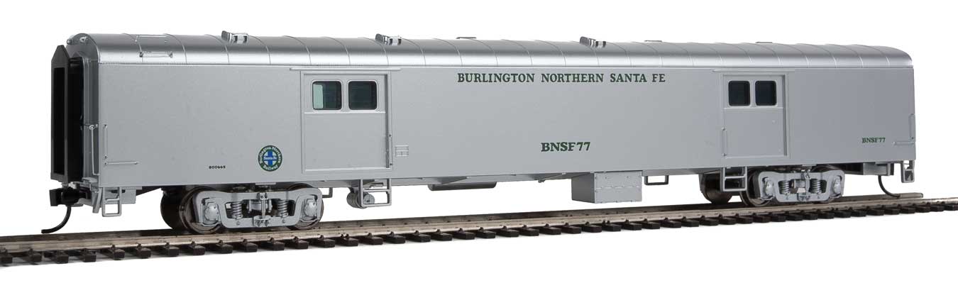 WalthersProto 15655 P-S Baggage BNSF #77 slv