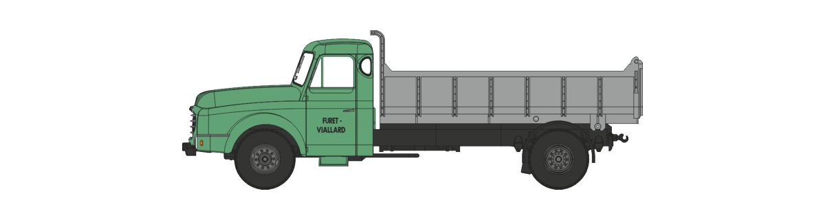 CB-196 Willeme Pritschen-Kipp-Lkw Fuert-Viallar
