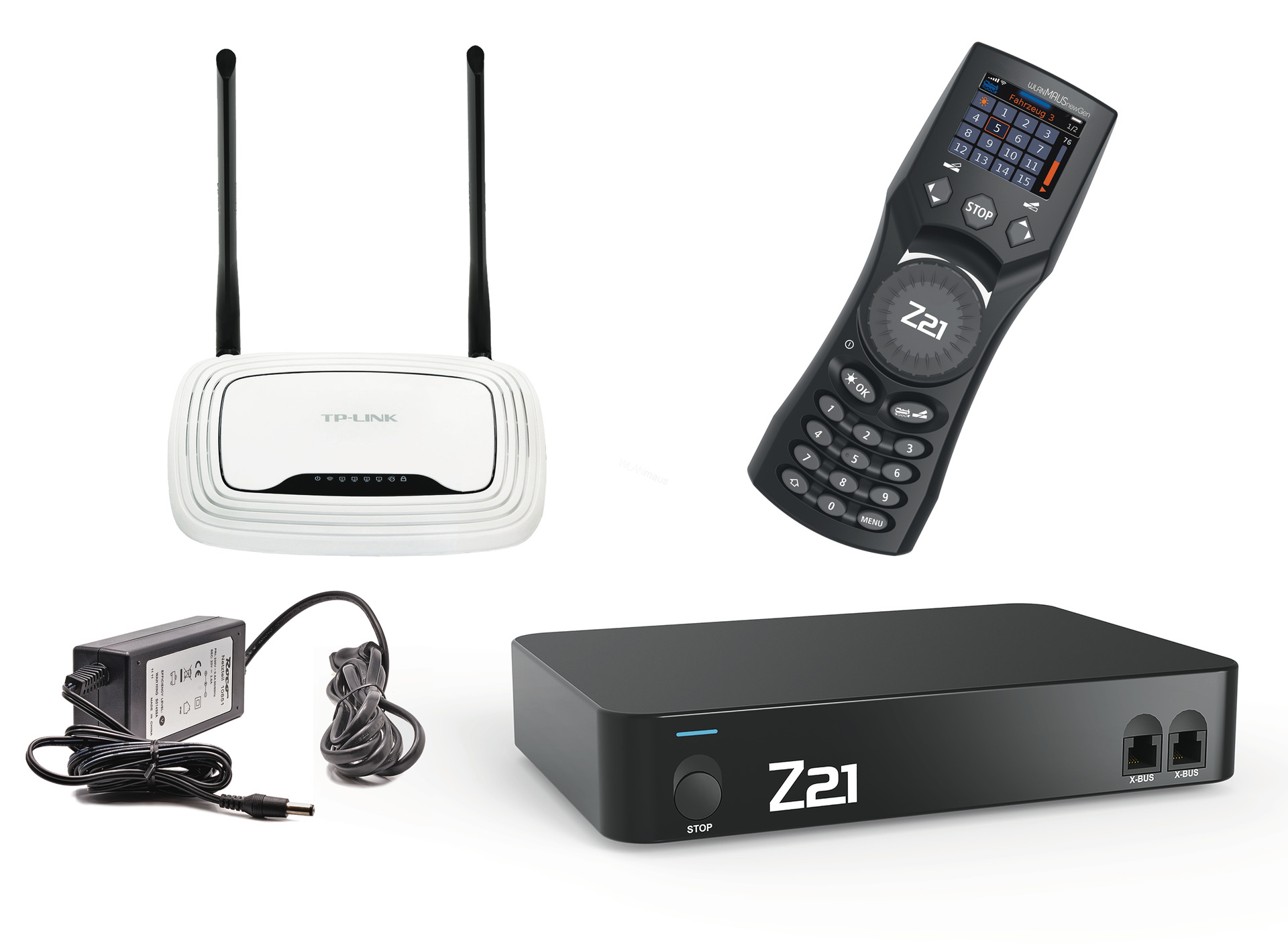 Roco 1000020 Z21 Profi Digitalset mit Z21 WLANMAUS