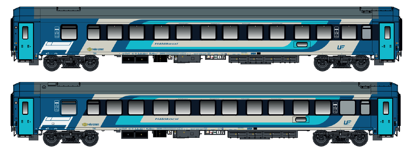 98005N MAV Schlafwagen-Set WLABmz 123.1 Ep.6