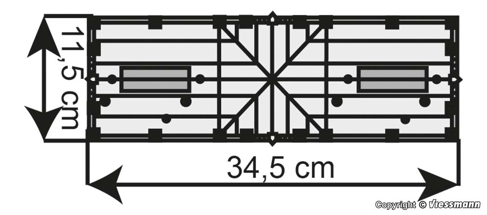 Kibri 39217 Lagerhalle Brauerei Feldschlösschen