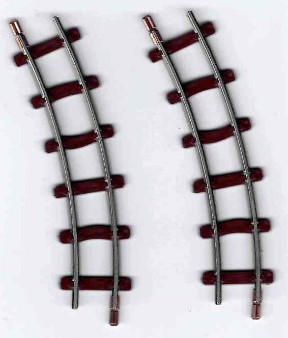Minitrains 9302 Kurzes gebogenes Gleis 30° - R140 2-Stk