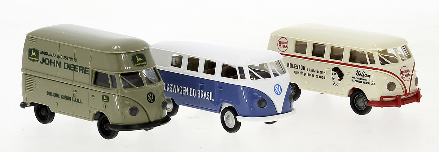 90494 3er Set: Der VW T1/2b in Südamerika
