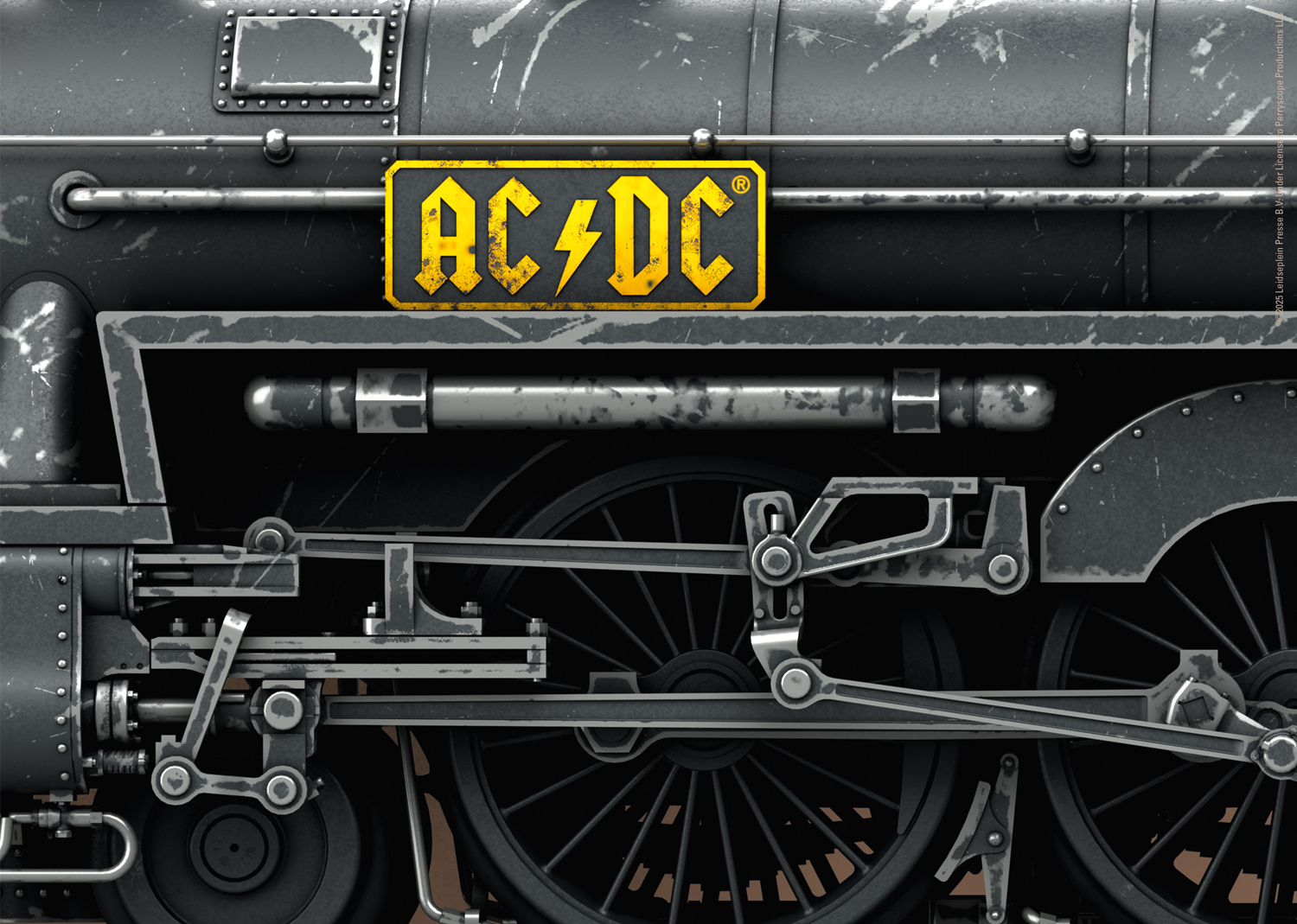 25492 AC/DC Dampflok Black ICE