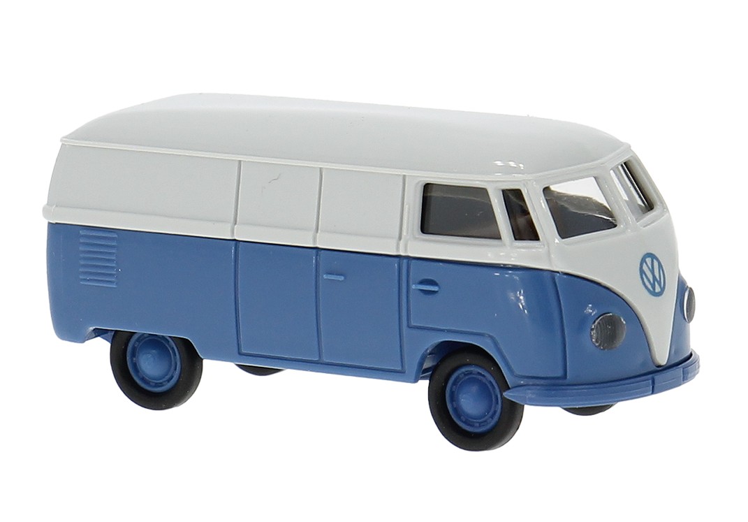 32076 Economy: VW T1/2a Kasten grau/blau