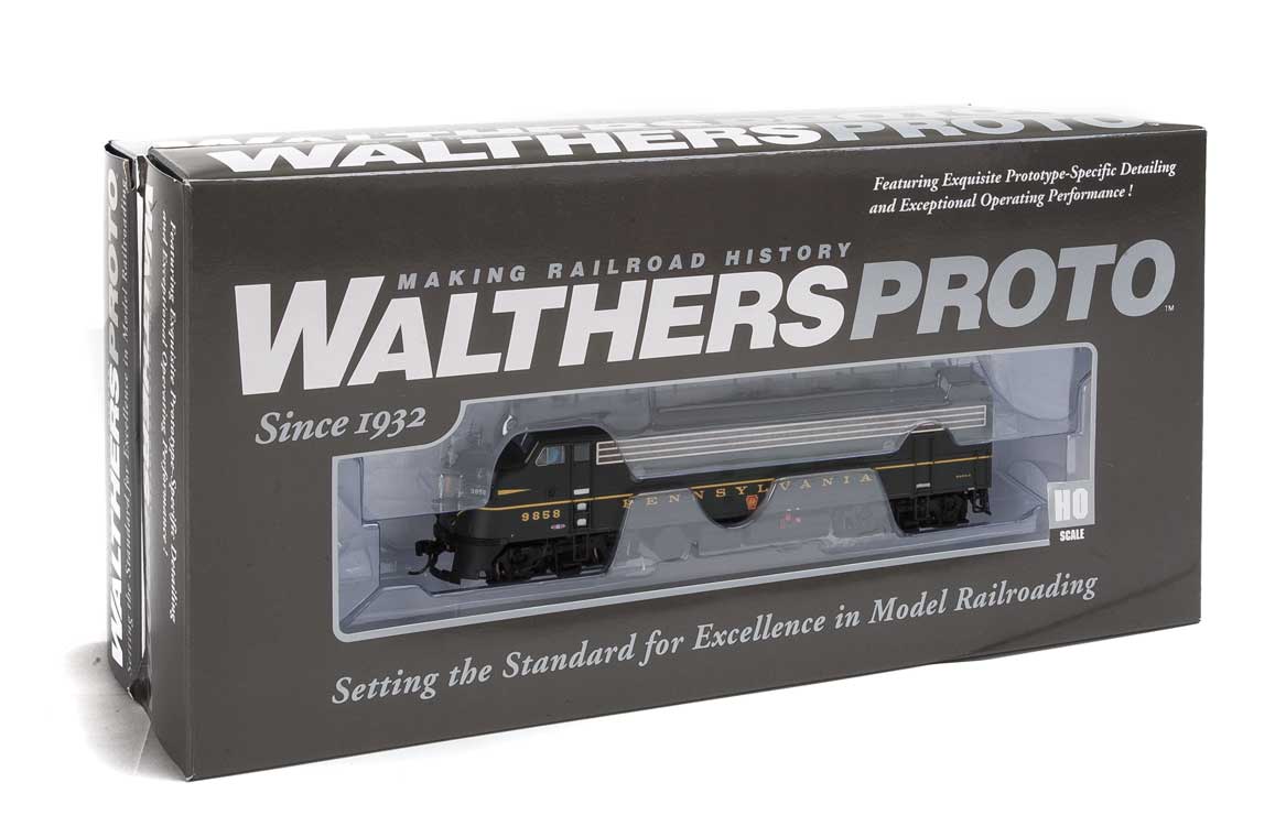 WalthersProto 49517 PRR Dieselloks FP7/F7B #9858A/B