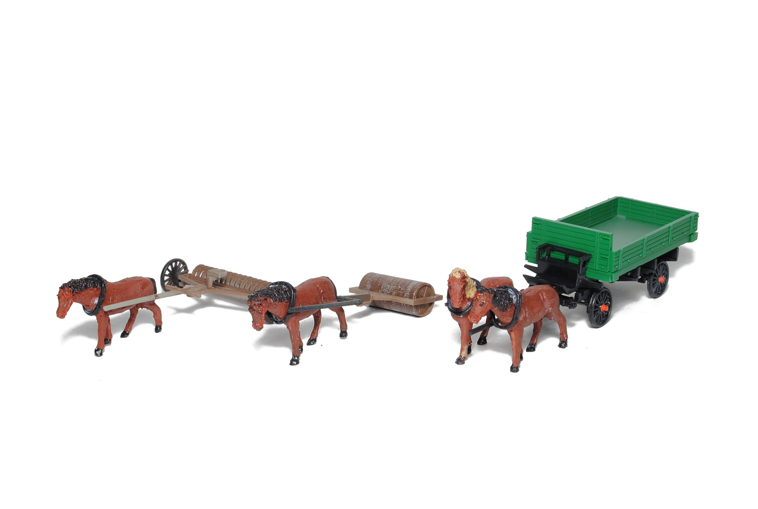 494 Bauernhof-set mit Pferden