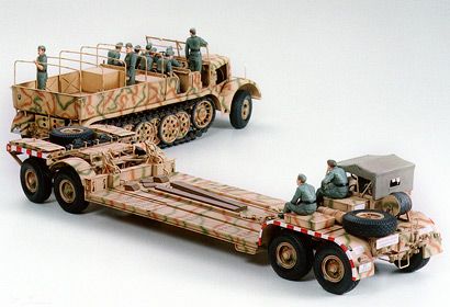 35246 Famo 18t mit Panzertieflader