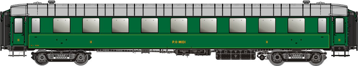 MW40915 PO-MIDI Personenwagen 2.Kl. Ep.2