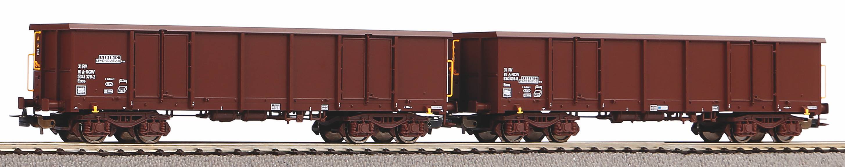 Piko 58237 RCW offene Güterwg.-Set Eaos 2-tlg Ep.6