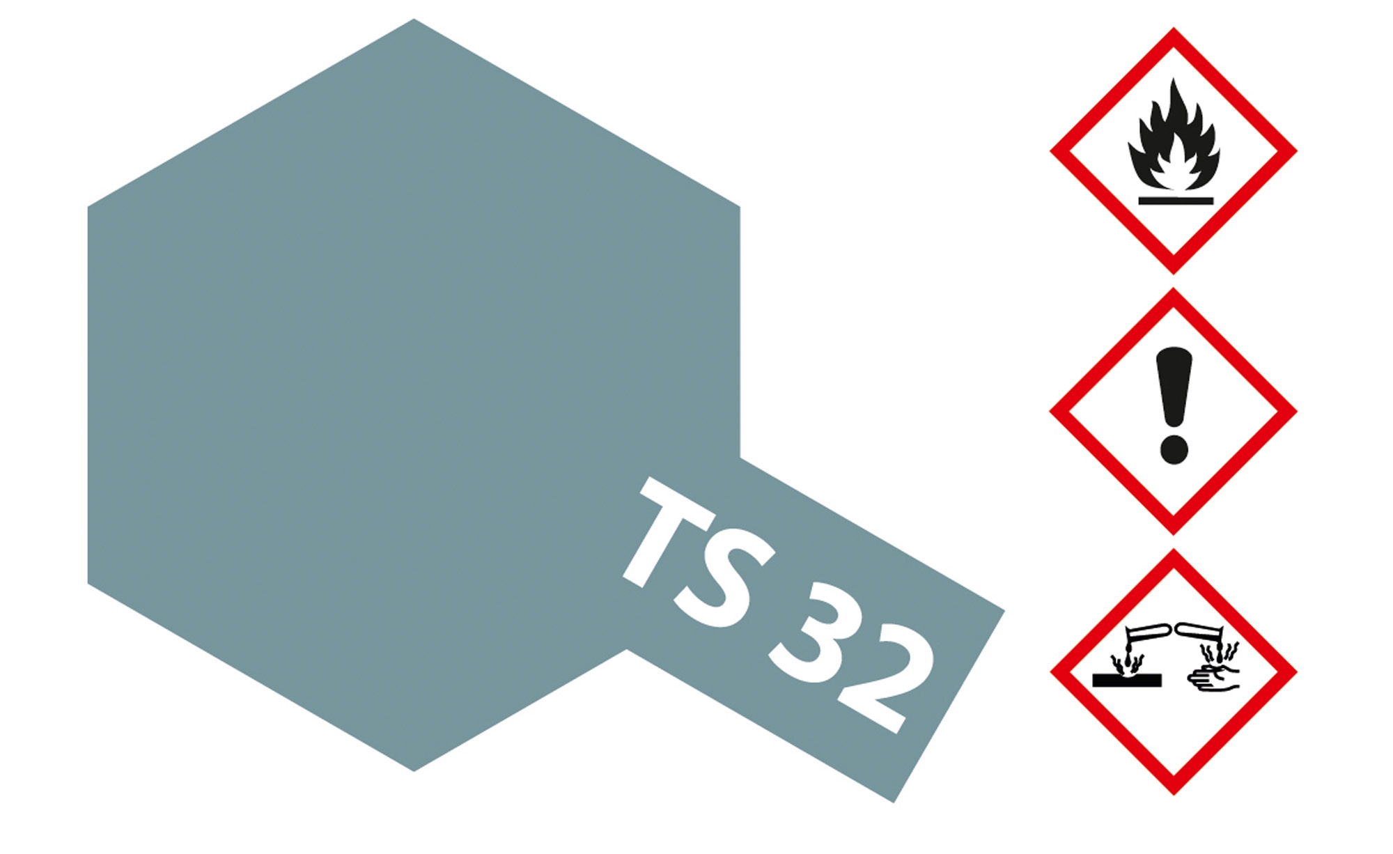 85032 TS32 - Spray Nebelgrau 100ml (m)