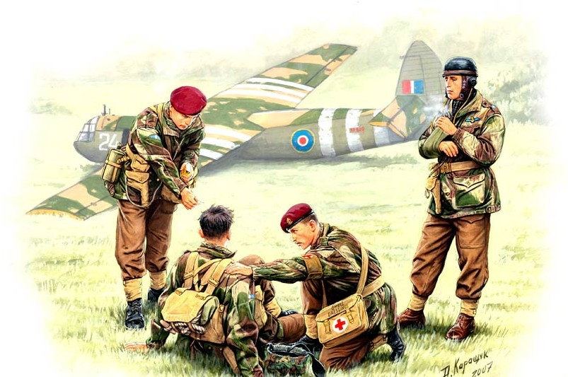MB3534 British Paratroops 2 Rigid Landing
