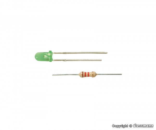 3552 4 grüne LEDs