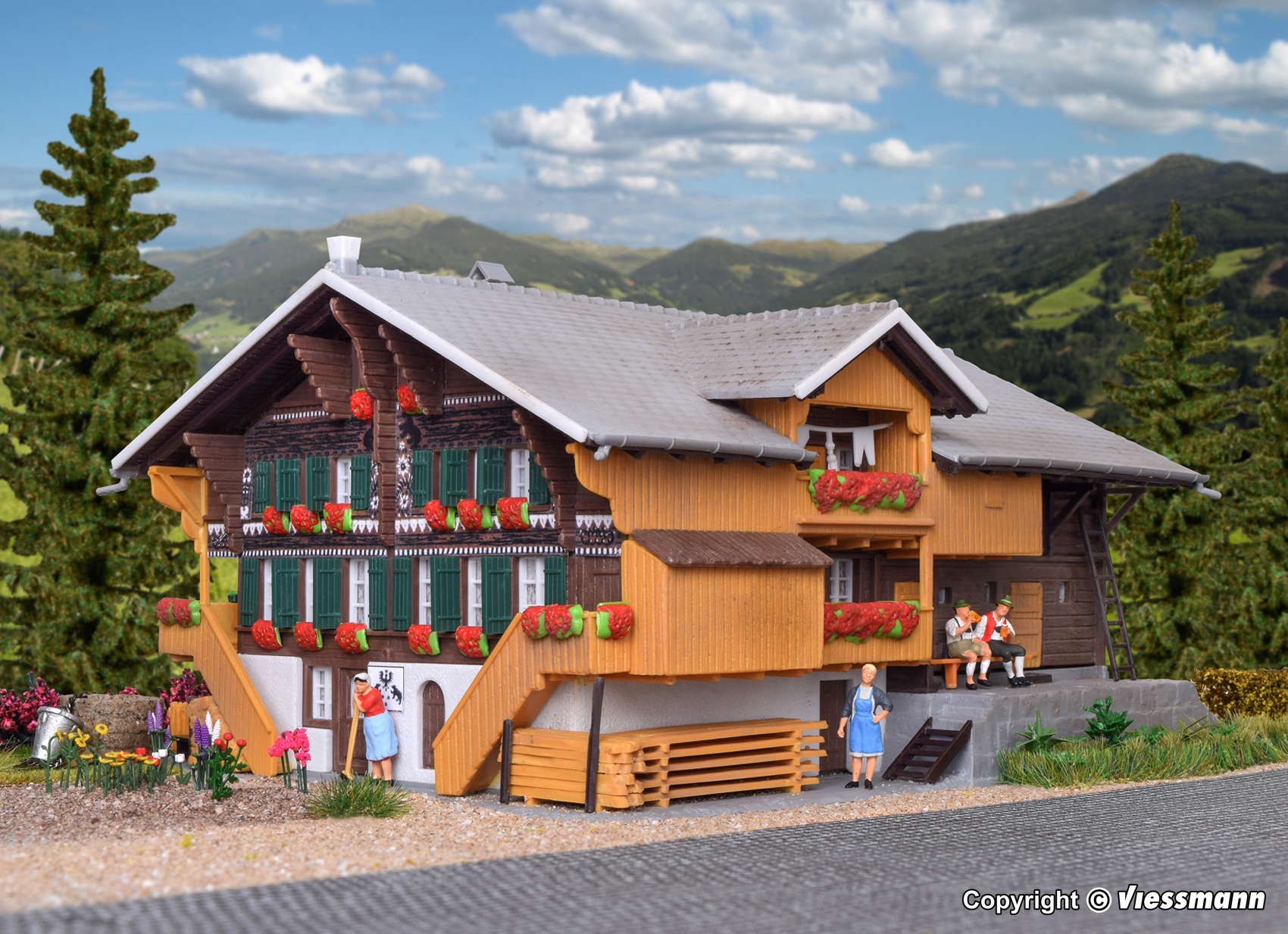 Kibri 38807 Bauernhof Simmental
