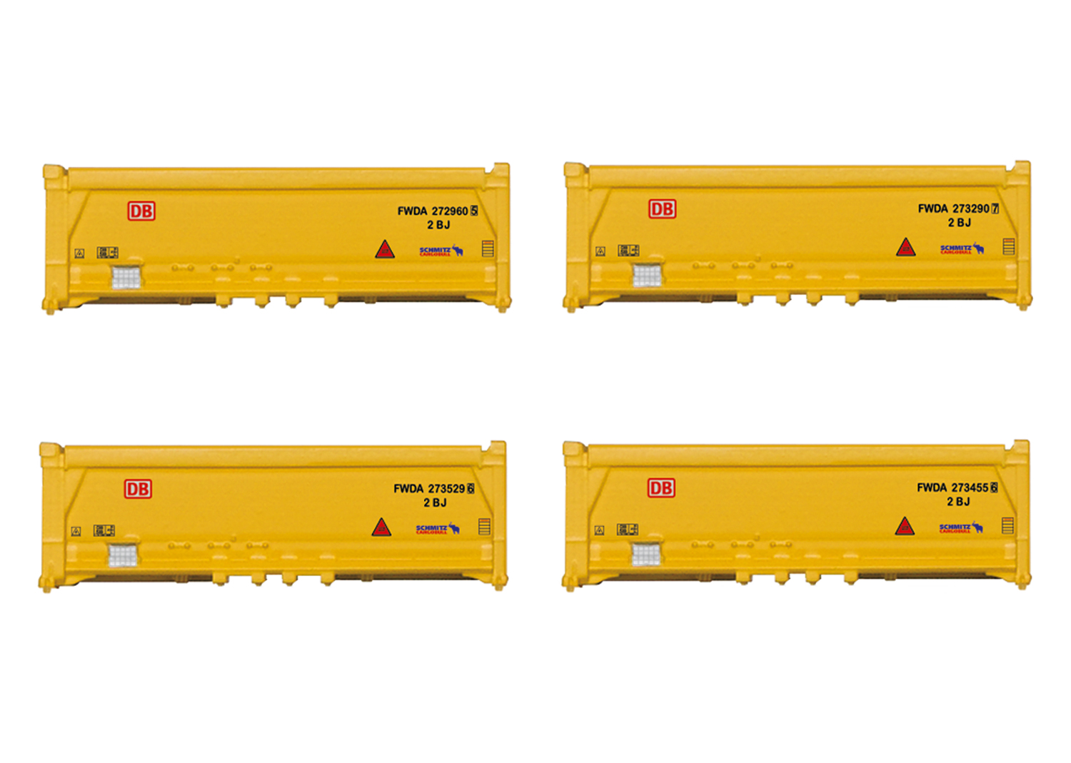66581 DBAG Abraum-Mulden 20ft Set 4tlg. Ep.6
