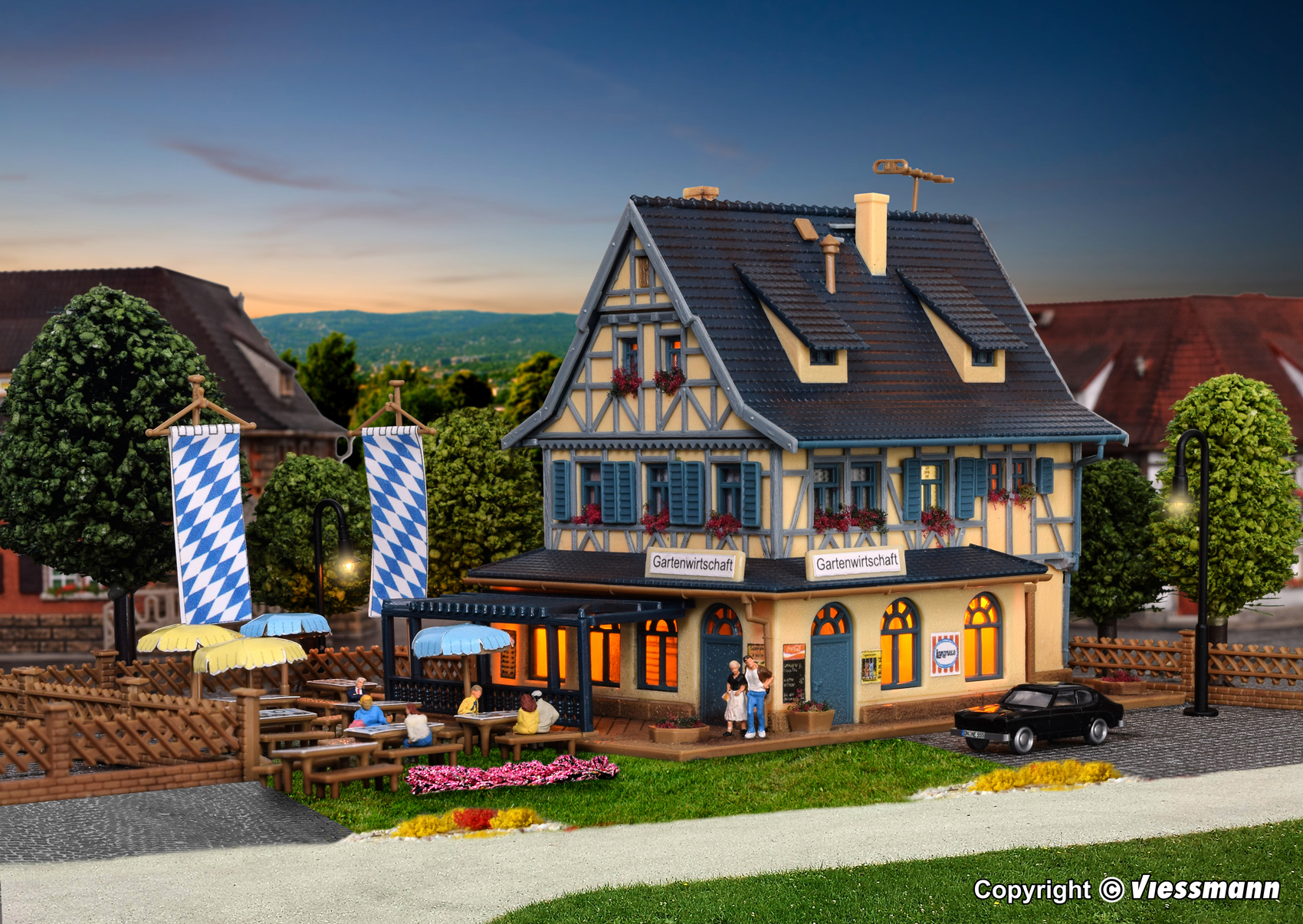 47698 Gasthof mit Biergarten