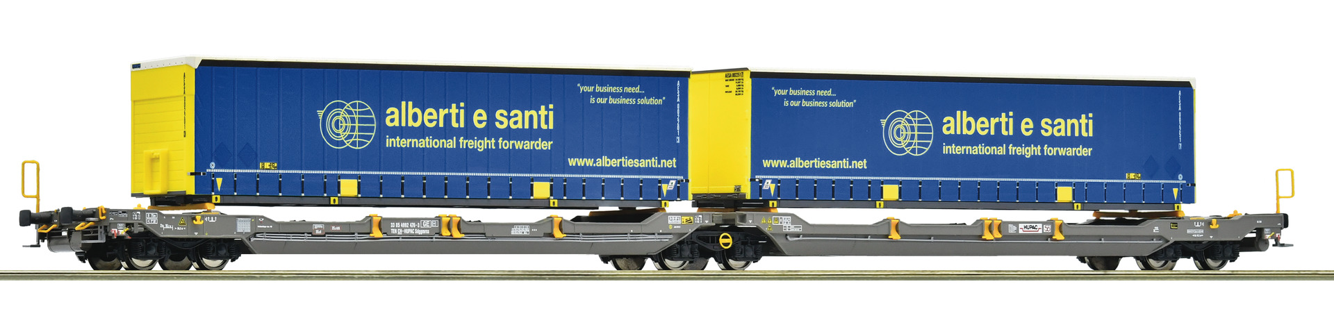 Roco 6600137 HUPAC Doppelt.wg. T3000e "Alberti" Ep.6