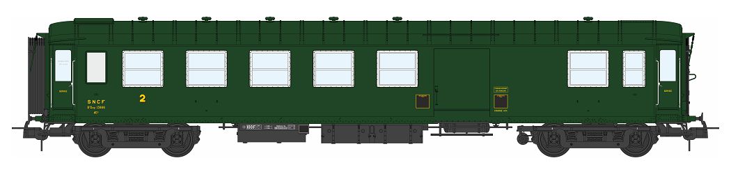 VB-467 SNCF Halbgepäckwagen 2.Kl. Ep.5/6