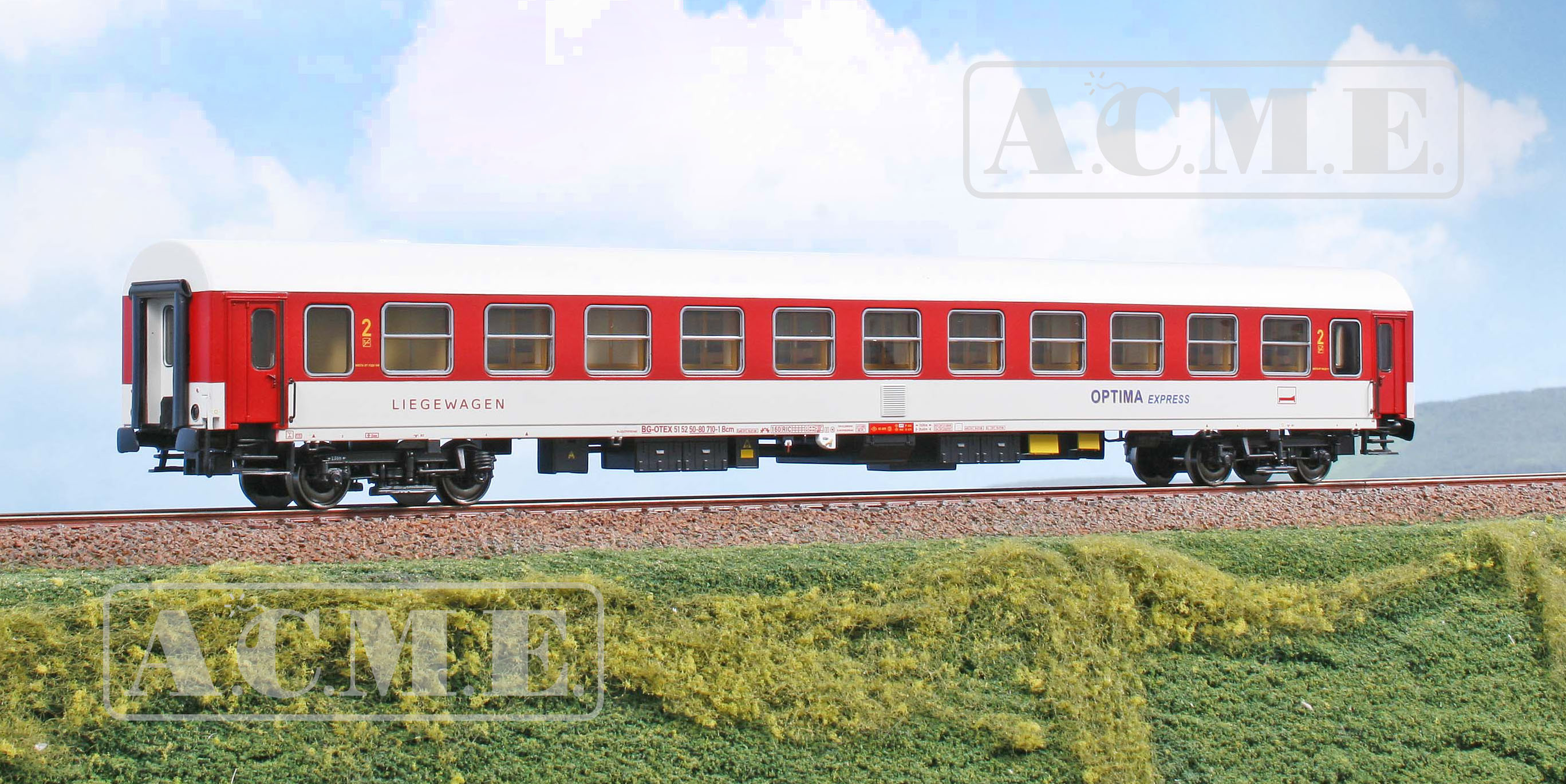 ACME 52454 BDZ Optima Express Liegewagen Bcm Ep.5