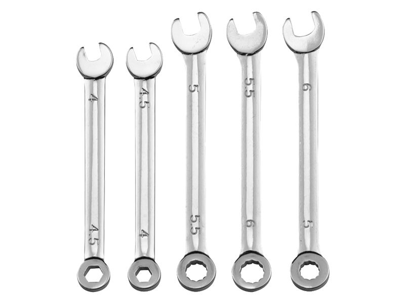12492 Mini Steckschlüssel Ring-Maulschlüssel
