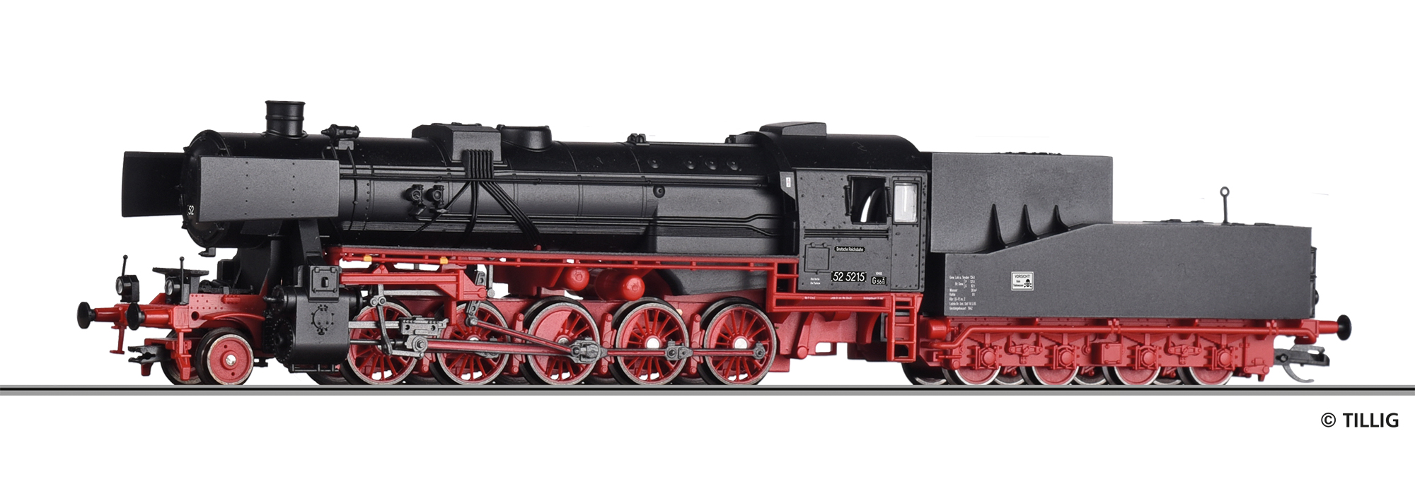 02263 Dampflok BR 52 der DR