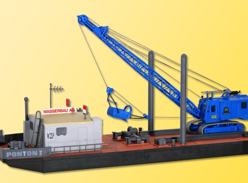 Kibri 39156 Arbeitsponton m. Bagger