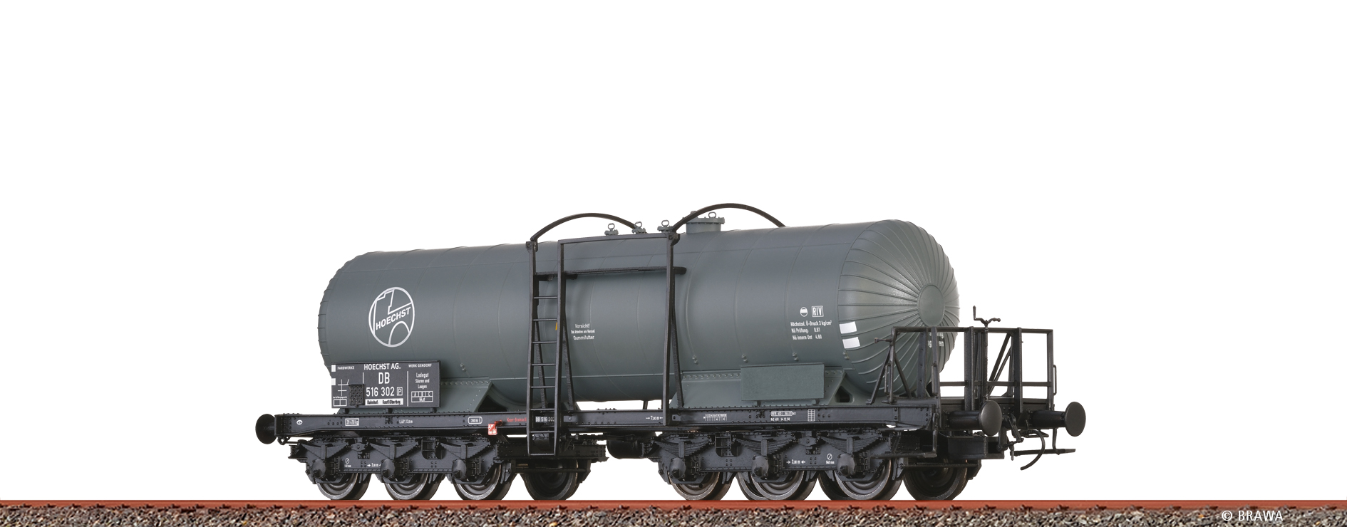 Brawa 50562 DB Hoechst Kesselwagen 6-achs Ep.3