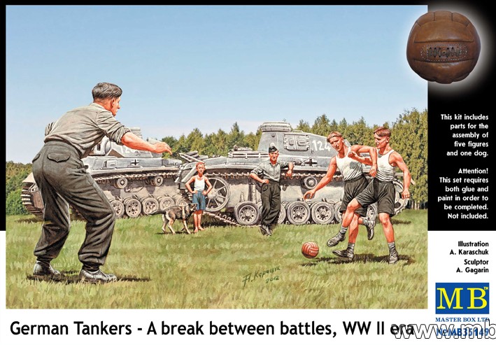 MB35149 German Tankers - A break between battles
