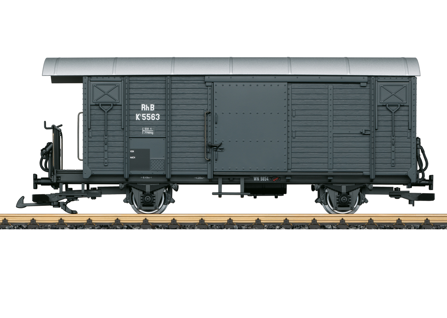 43814 RhB Ged.-Güterwagen 2-achs Ep.6