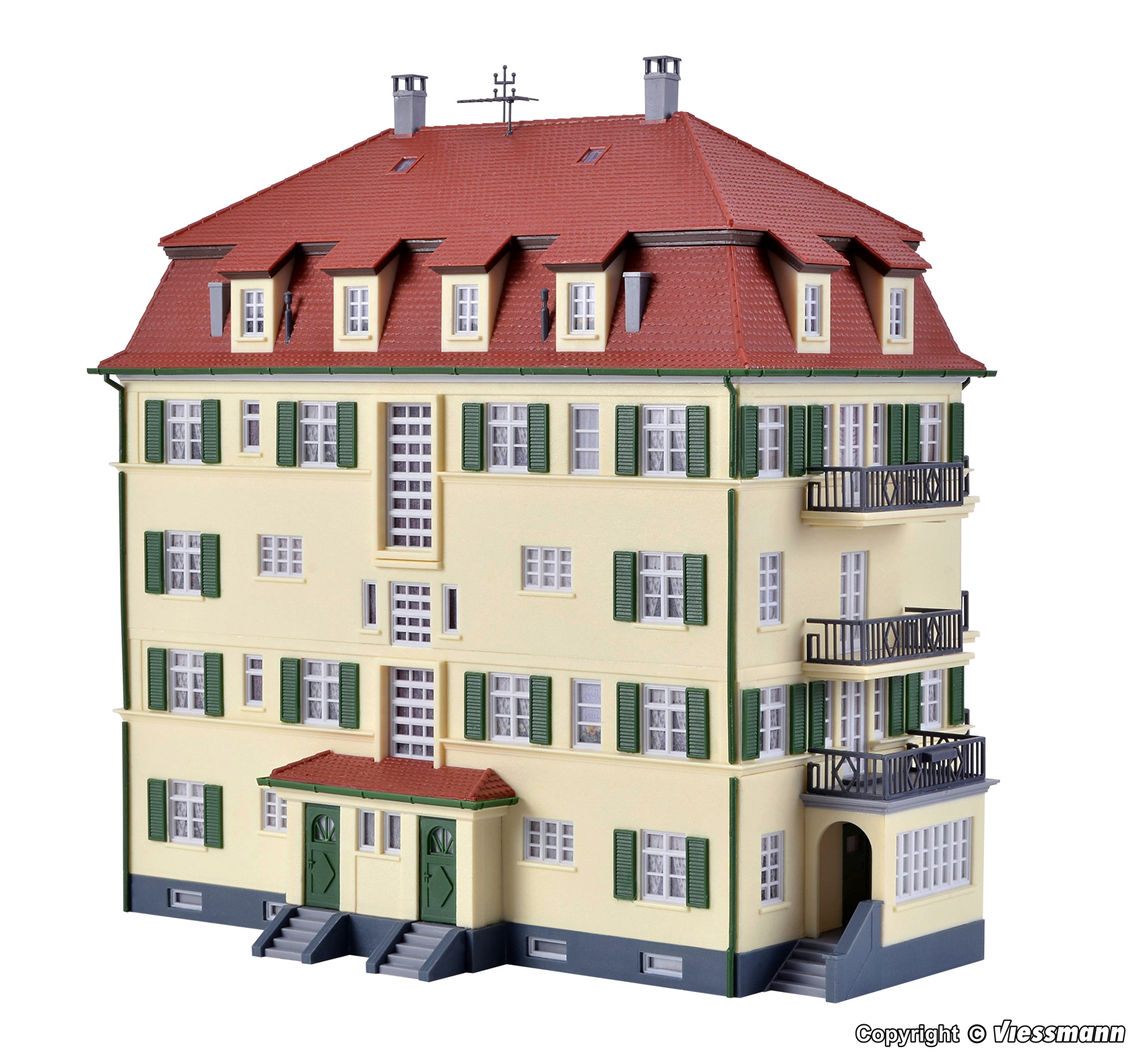 Kibri 38354 Mehrfamilienhaus mit Balkon