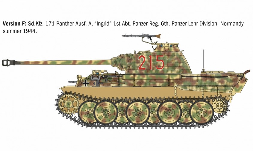 Italeri 0270 Sd.Kfz.171 Panther Ausf. A