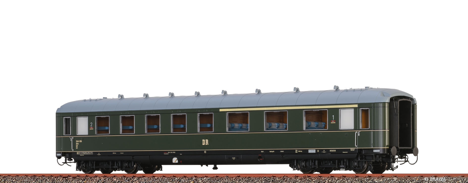 51064 DR Schürzenwagen 1./2.Kl. AB4üe Ep.3