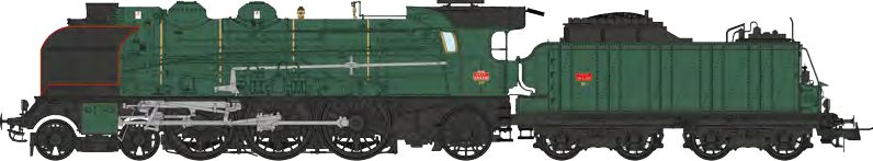 MB-211S SNCF Dampflok 1-231 G 226 Belfort