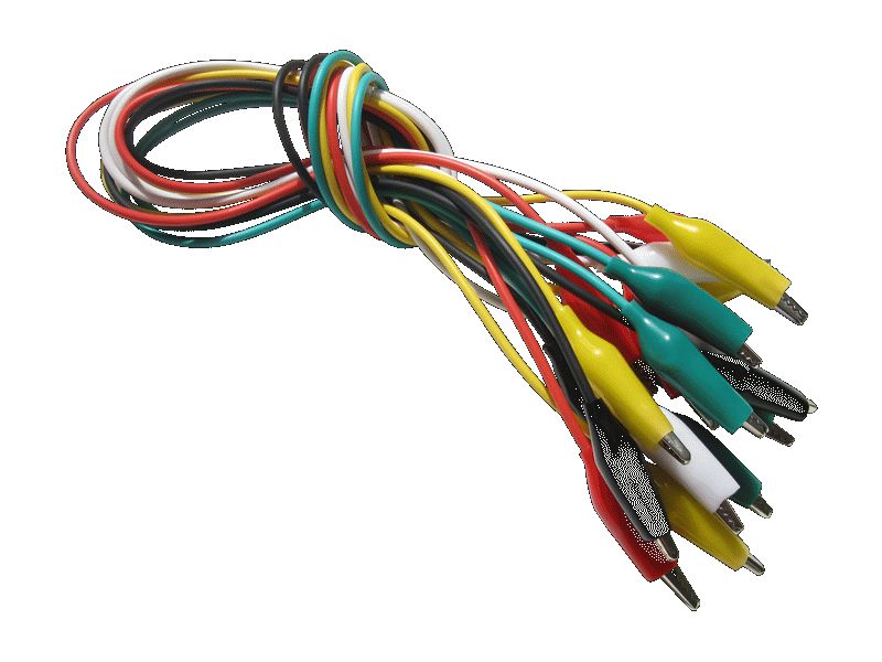 11151 Krokoklemmen Krokodilklemmen Messkabel
