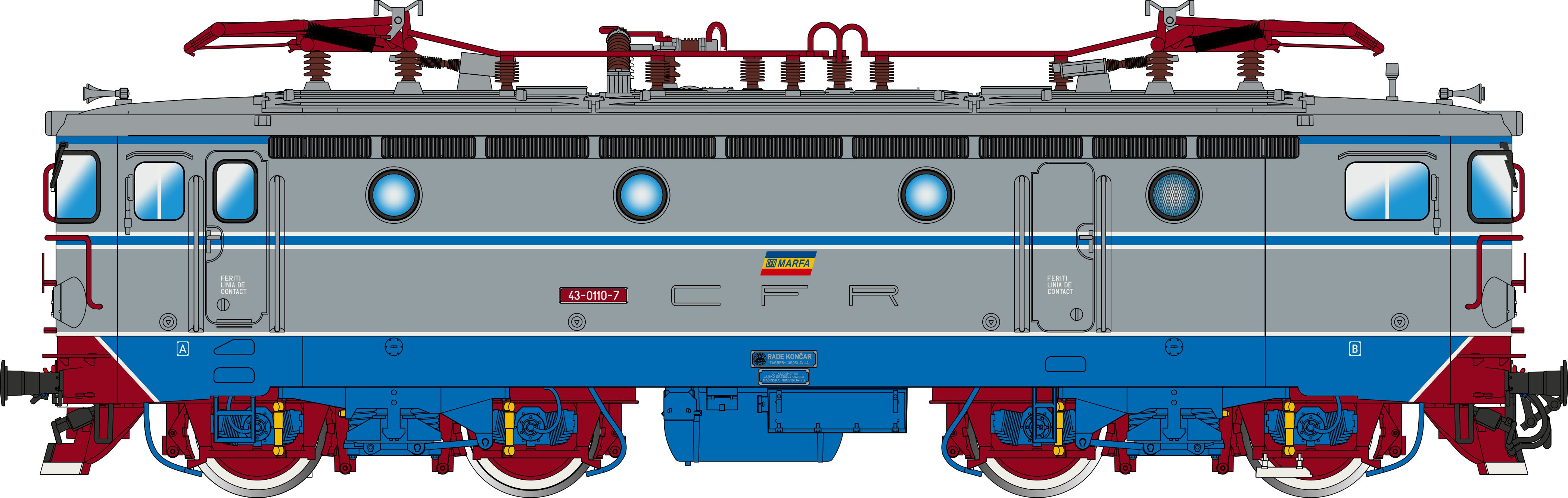 Albert Modell 040004 CFR Marfa E-Lok 040-0110-7 Ep.5