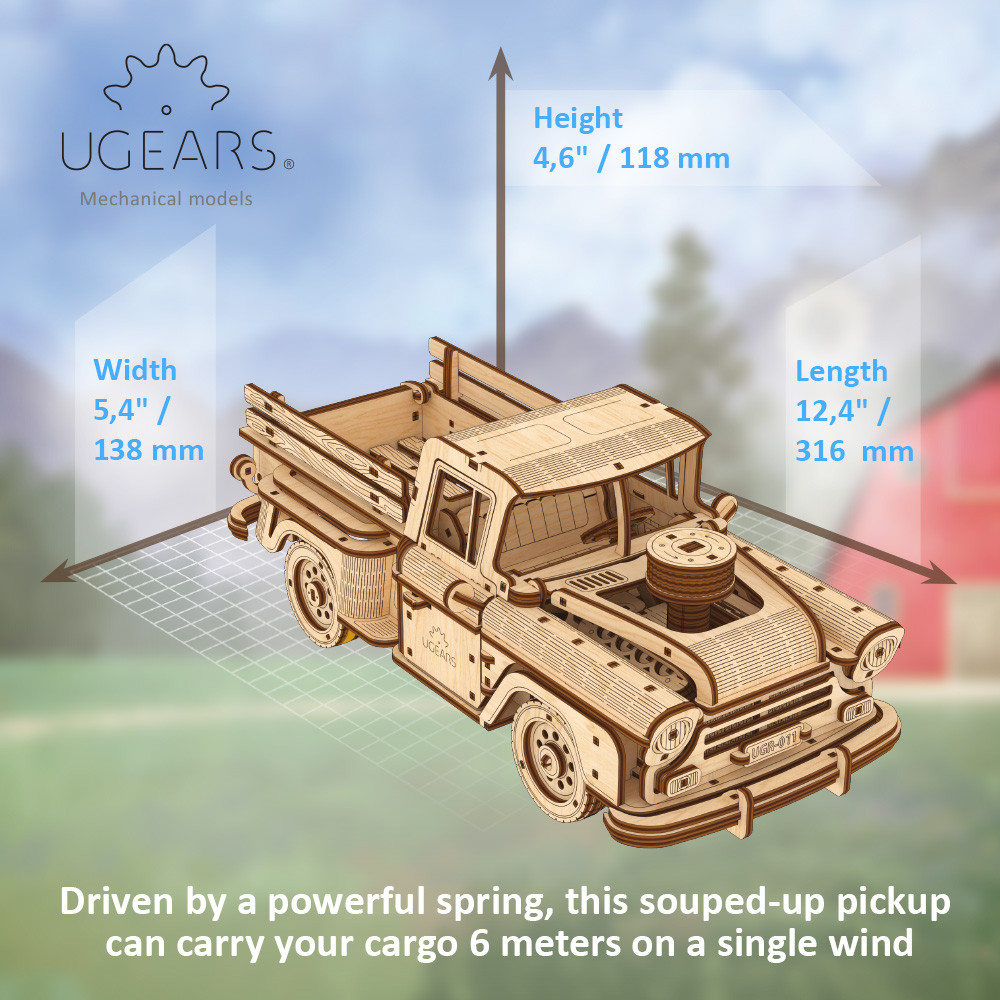 70171 UGEARS Pick-Up LAMBERJACK