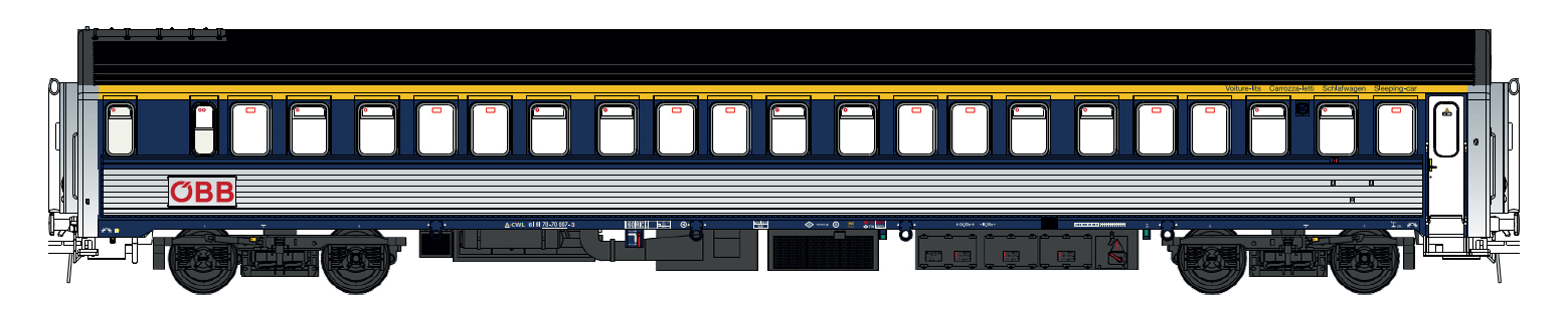 97999N ÖBB Schlafwagen WLAB AB30 Ep.4/5
