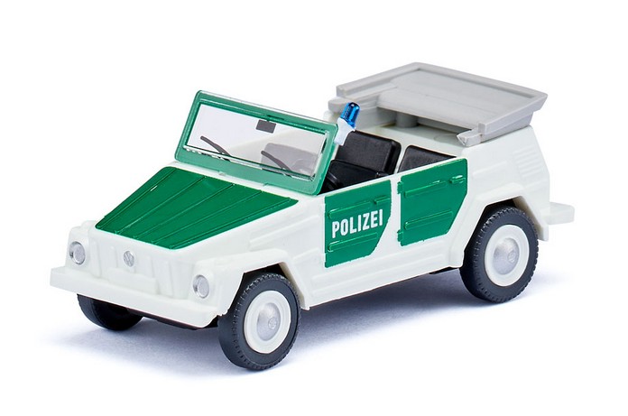 Wiking 004047 VW 181 (offen) Polizei weiß/grün