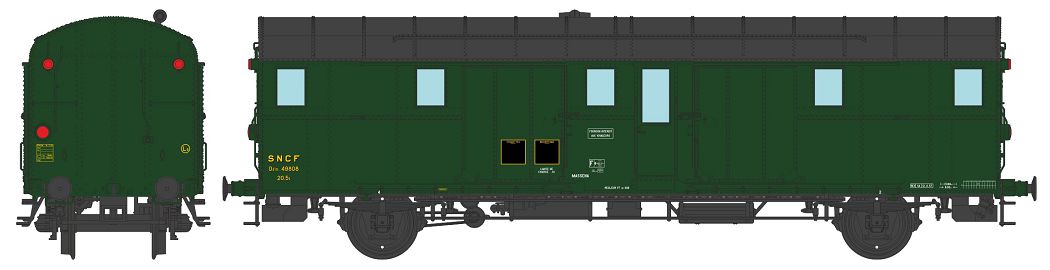 VB-314 SNCF Gepäckwagen 2-achs Ep.3b