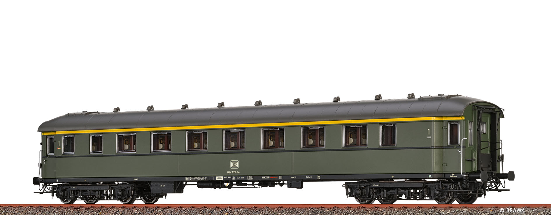 46422 DB Schnellzugwagen A4üe28/52 1.Kl. Ep.3