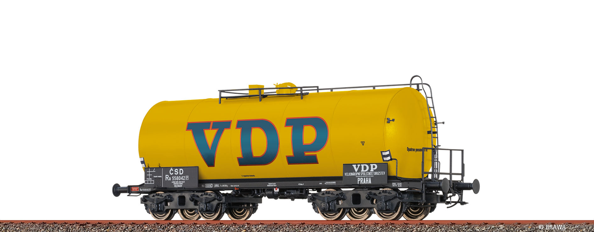 Brawa 49632 CSD Kesselwagen 4-achsig ZZ Ep.3