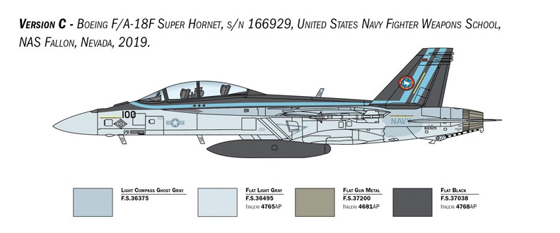 Italeri 2823 F/A-18F Super Hornet U.S. Navy