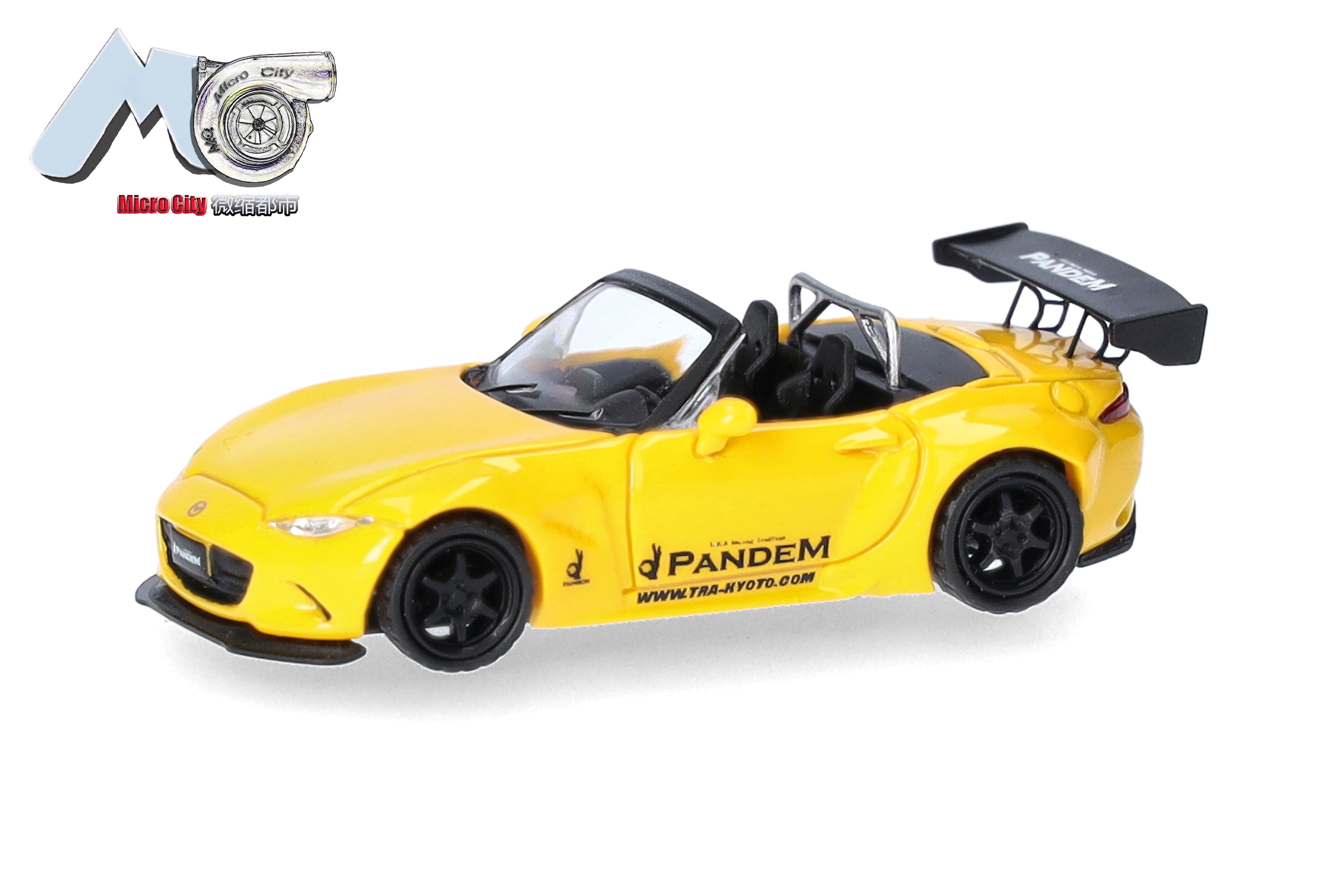 87MC000131 MicroCity: Mazda MX-5 Rocket Bunny gelb