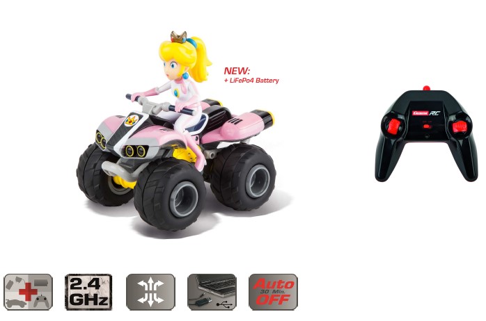 200999X 2,4GHz Mario Kart (TM) Peach - Quad