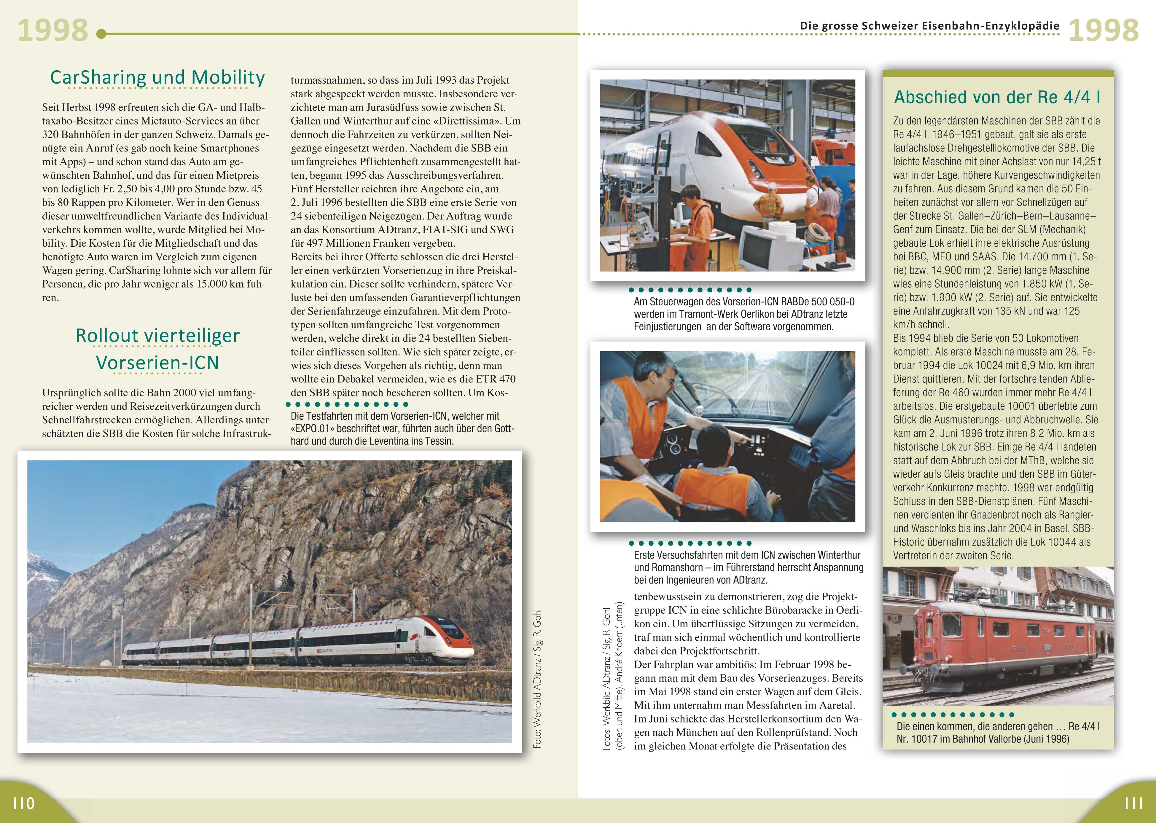Edition Lan 923-3 Schweizer Bahnen - 1990er Jahre