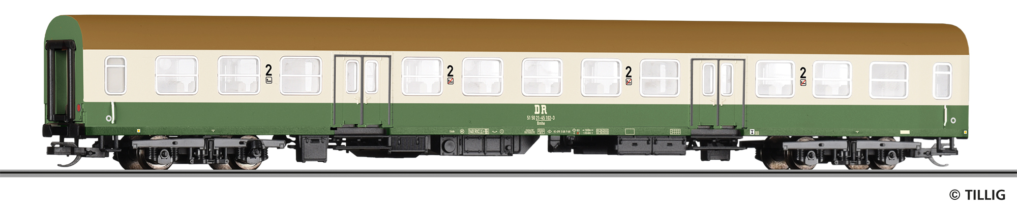 12607 Reisezugwagen der DR